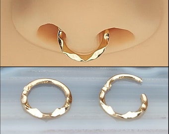 Septum Piercing 14K Gold Septum Ring Septum Piercings Septum Piercing Nose Septum Piercing Small Septum Piercing Jewlery Septum Jewelry