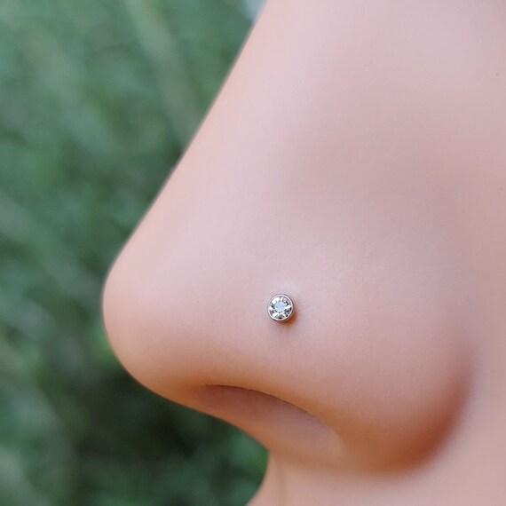 IMPLANT GRADE TITANIUM Nose Ring Stud 