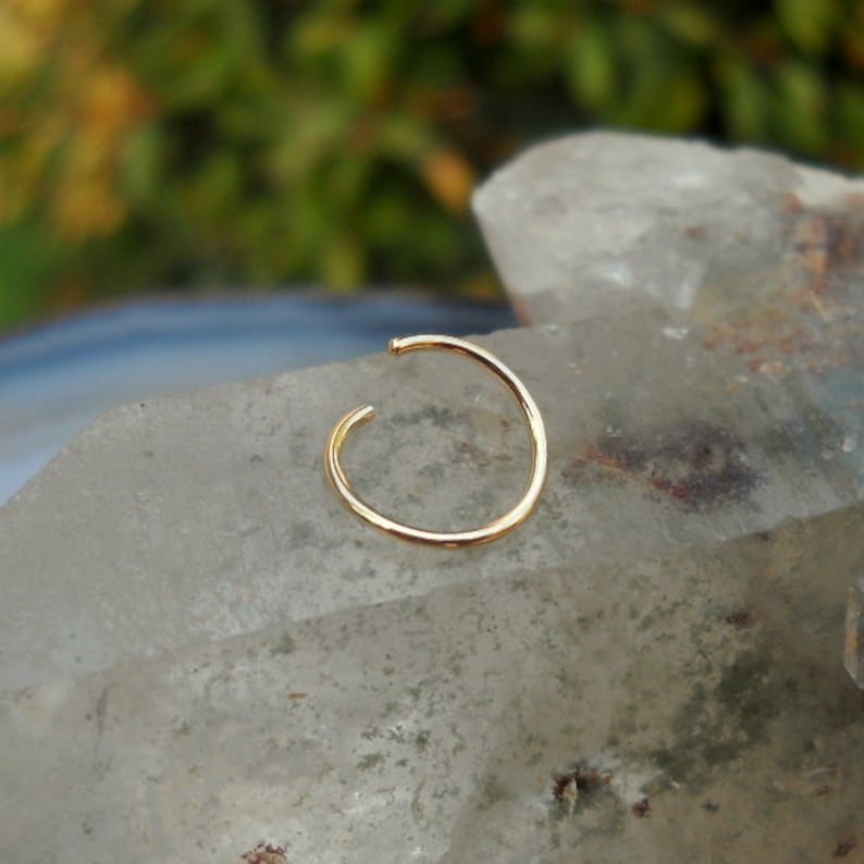 Belly Button Ring Navel Ring 14K Solid YellowRoseWhite Belly Button Hoop Belly Ring Body Jewelry Belly Piercing