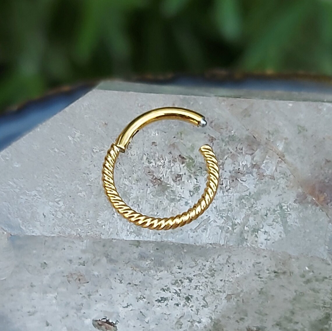 Belly Button Ring Clicker Belly Ring Belly Piercing Body Etsy