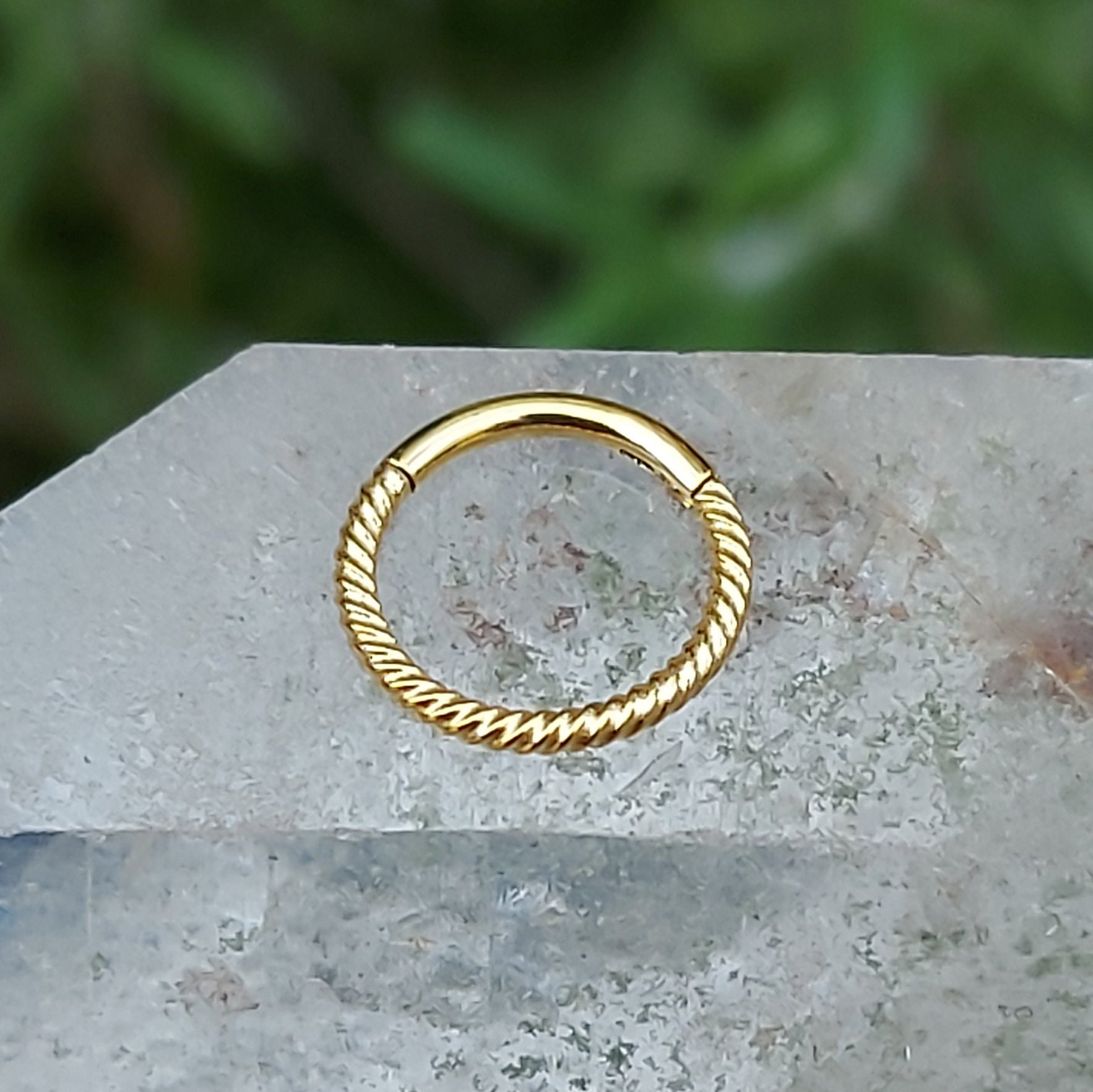 Belly Button Ring Clicker Belly Ring Belly Piercing Body Etsy