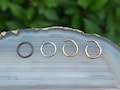Nose Ring Clicker - Nose Piercing - Nose jewelry- 316L Surgical Steel or Titanium - 20/18/16 gauge 6mm/7mm/8mm