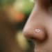 Nose Ring - Nose Piercing - Nose Stud - Tragus Piercing - Cartilage Earring - Helix - Small Nose Stud - Sterling Silver Valentine Heart 