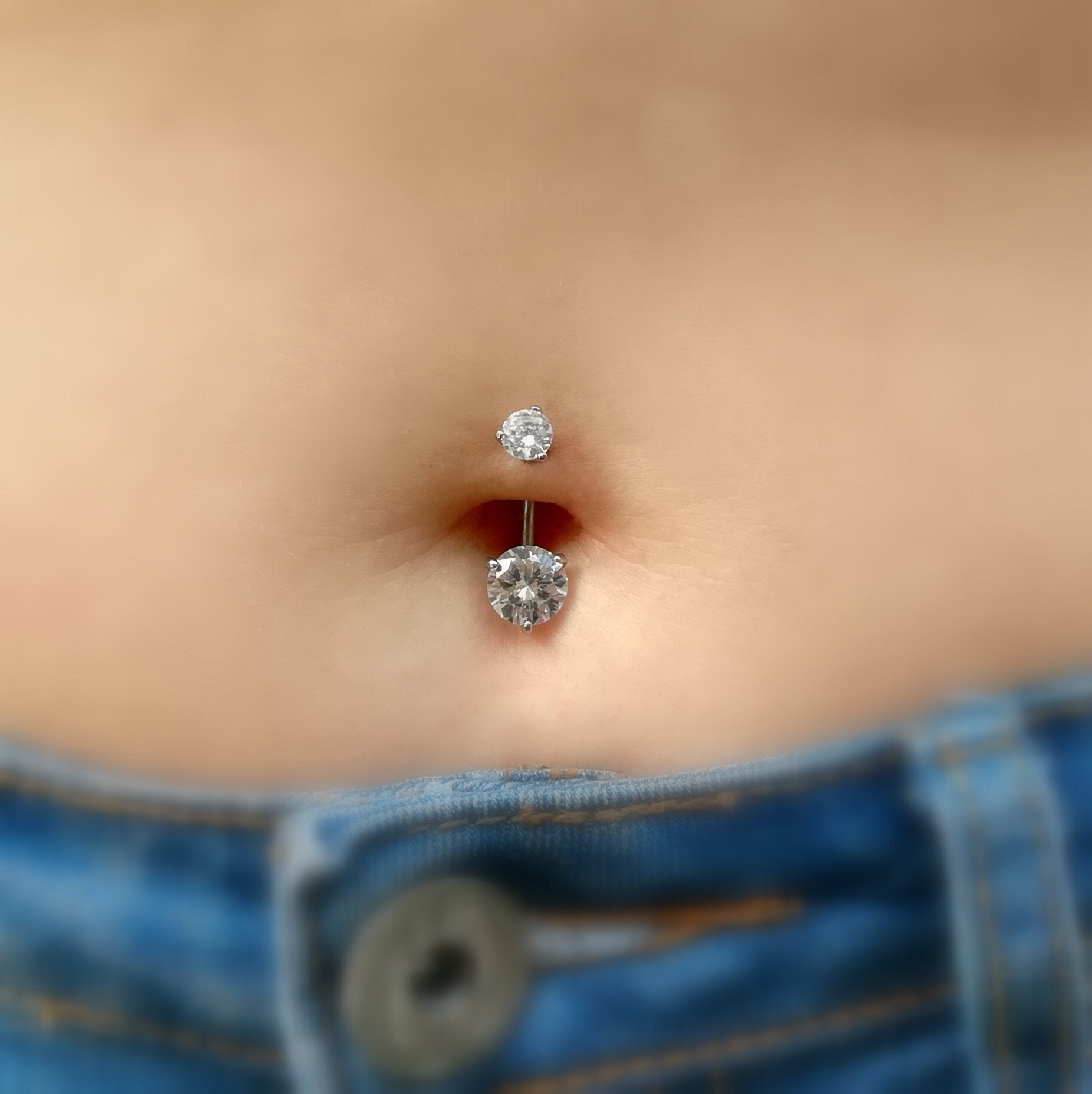 Belly Button Body Piercing Button Belly Button Piercing Rings Body Piercings Navel Belly Button Navel Ring Belly Ring Button Surgicl SteelCZ Etsy