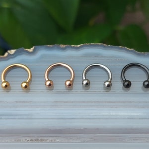 Titanium Septum Piercing Septum Ring Septum Piercing Nose Septum Piercings Septum Piercing Small Septum Piercing Jewlery Septum Jewelry image 2