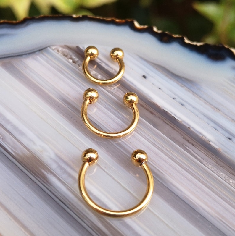 Horseshoe Septum Ring Barbell Septum Ring Tragus Earring Etsy