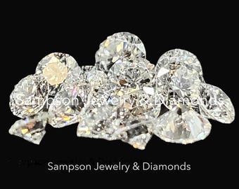 Cvd Diamond Eco Diamonds 3mm Lab Grown CVD Loose White Diamond