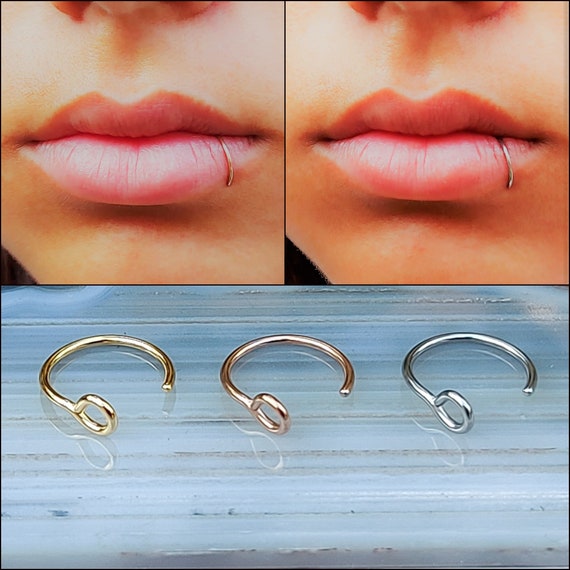 Spine chin cuff, vertebrae fake lip ring, bone body jewelry, statement –  Horny Cat Jewellery