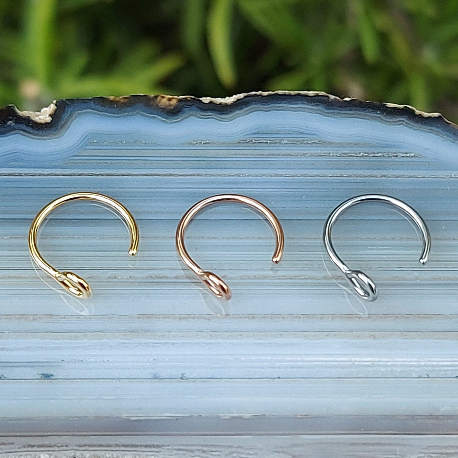 Fish hook hotsell lip ring