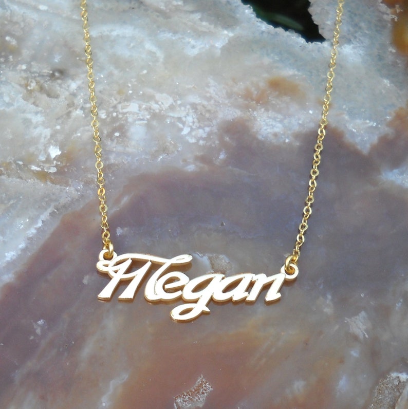 Custom Name Necklace Nameplate Necklace Personalized Name Jewelry Personalized Name Necklace Name Necklace