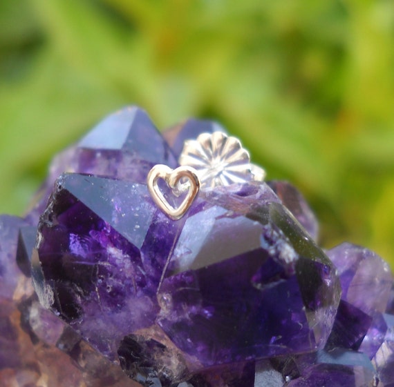 ☺︎︎︎︎ Heart Silver Nose Ring Nose Silver Ring Nose Stud Designs Nose