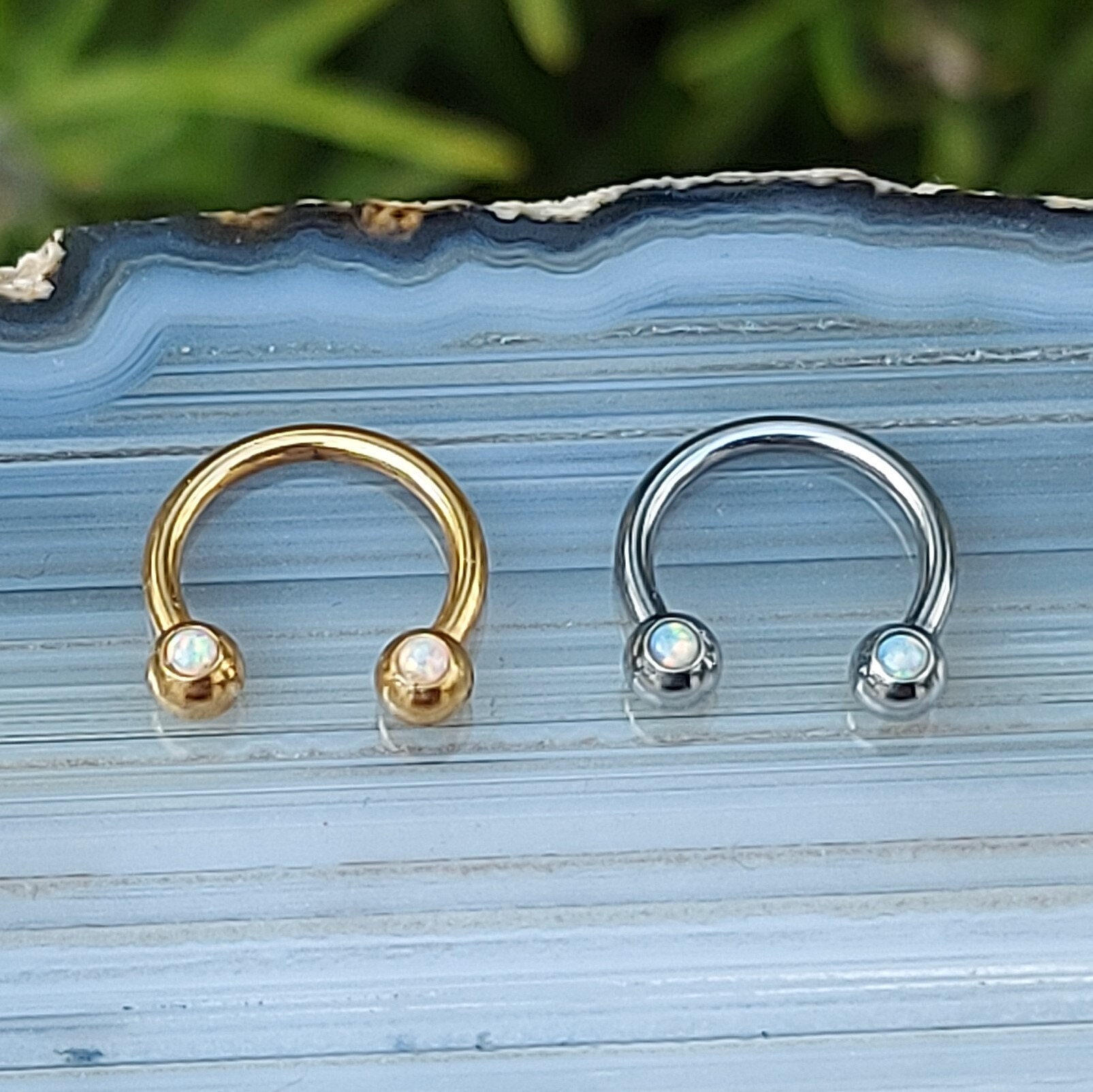 CZ Horseshoe Septum Ring Tragus Earring Horseshoe Circular Barbell Tragus Conch Daith Rook Snug