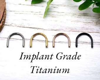 TITANIUM Retainers Septum Retainer Piercing Septum Piercing Retainer Septum Ring Jewelry Pierced Septum Rings Nose Ring Septum Piercing