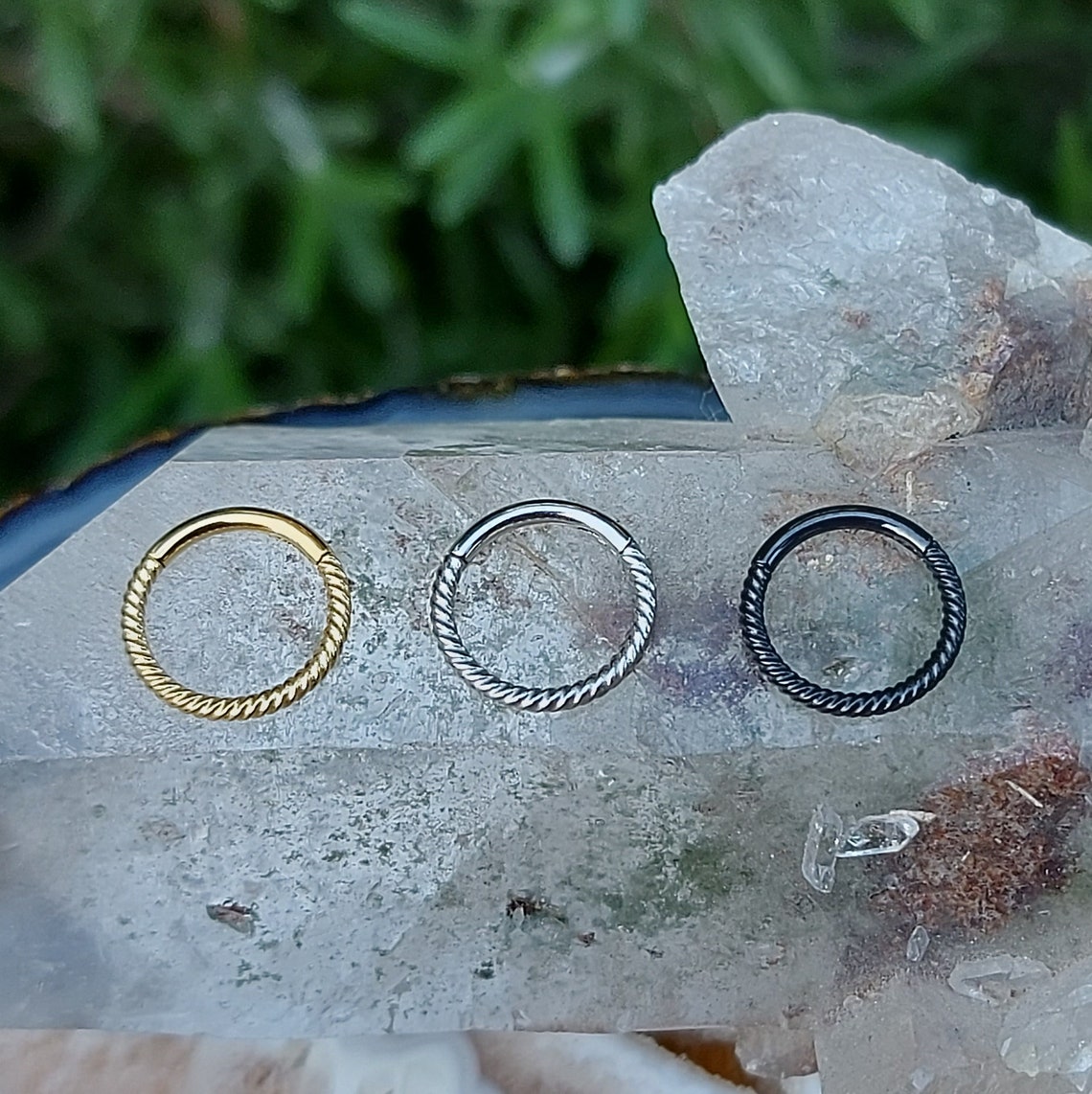 Belly Button Ring Clicker Belly Ring Belly Piercing Body Etsy