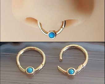 Septum Piercing Small 14K Gold Septum Ring jewelry Septum Piercings Septum Piercing Nose Septum Piercing Jewlery Septum Jewelry Septum Rings