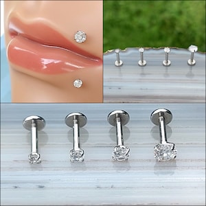 Lip Labret Piercing Labret Side Piercing Labret Jewelry Labret Piercings Labret Piercing Jewelry Labret Stud Labret Studs Surgical Steel