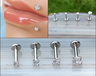 Titanium Lip Labret Piercing Labret Side Piercing Labret Jewelry Labret Piercings Labret Piercing Jewelry Labret Studs Labret Stud In Nose