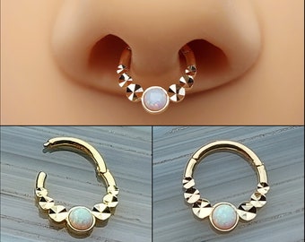 Septum Piercing Small 14K Gold Septum Ring jewelry Septum Piercings Septum Piercing Nose Septum Piercing Jewlery Septum Jewelry Septum Rings