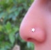 Nose Stud -  Nose Ring Stud - Tragus Earring - Cartilage Earring - Nose Jewelry - Sterling Silver Star Nose Ring Piercing - Nose Studs 