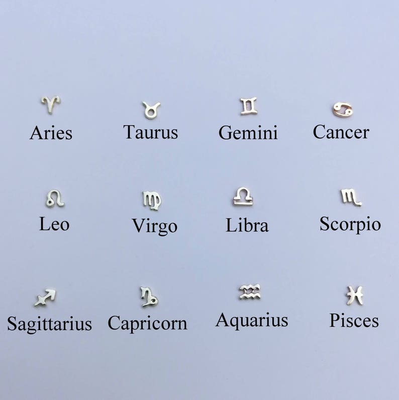 Zodiac Nose Ring Nose Stud Tragus Earring Cartilage Etsy