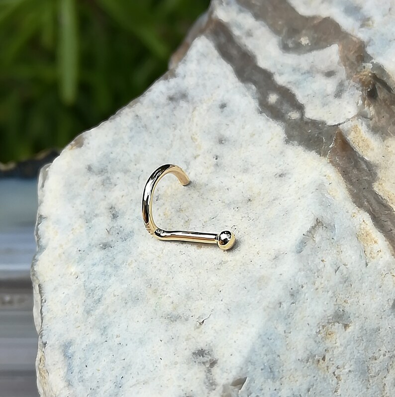 Minimalist TINY Ball Nose Ring Nose Stud Nose Ring Etsy