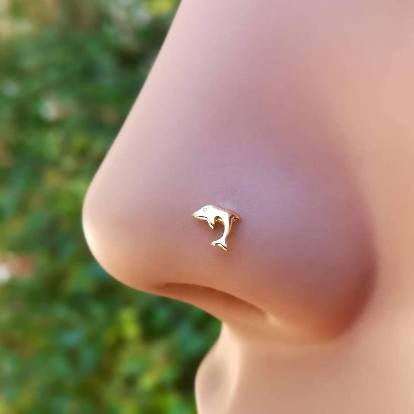 Dolphin nose stud deals