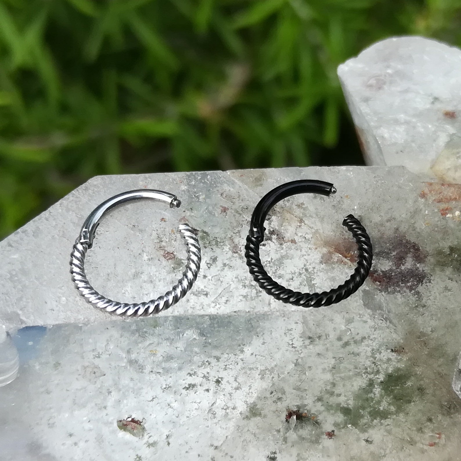 Belly Button Ring Clicker Belly Ring Belly Piercing Body Etsy