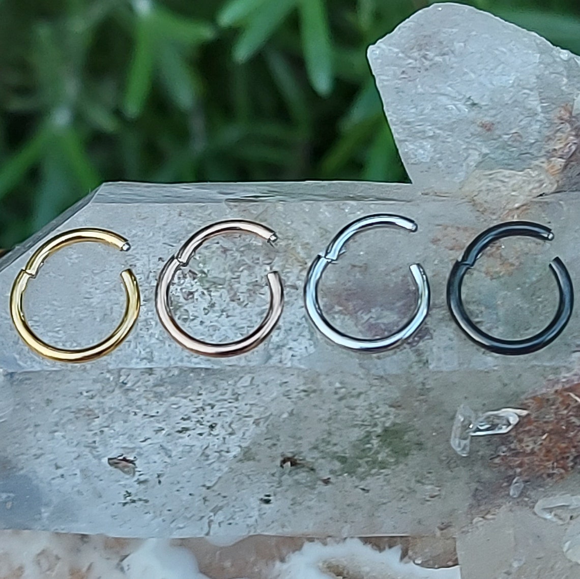 Belly Button Ring Clicker Belly Ring Belly Piercing Body Etsy