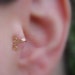 FAKE Tragus Piercing - Fake Nose Ring - Fake Piercing - Fake Nose Piercing - 14K Yellow or Rose Gold Filled - Silver -Tragus Cuff - Ear Cuff 