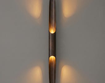 Modern Brass Wall Sconce Light, Minimal Luxury  Wall Lamp, Up Down Lighting Fixture, Contemporary Bedside Staircase Light