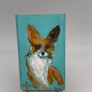 Acrylic painting on wood