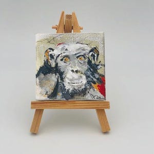 small acrylic painting on canvas