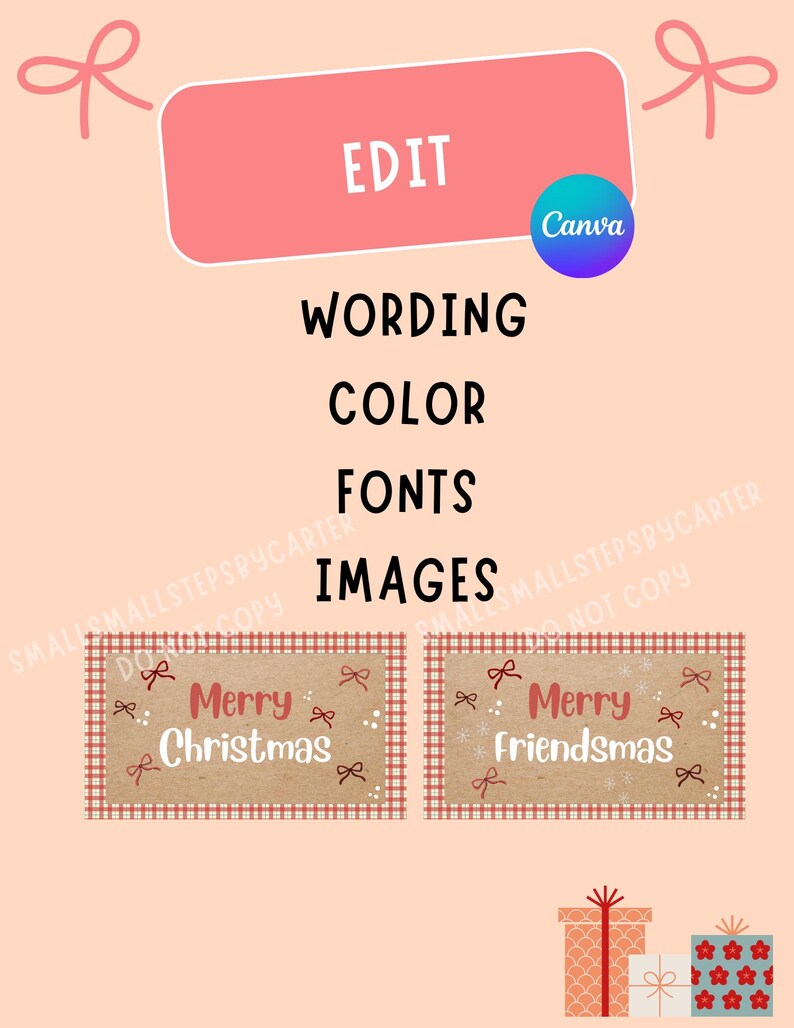 Christmas Banner Templates Bundle | Editable Canva Files (Digital Download) image 2