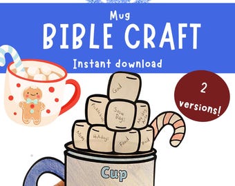 Créations bibliques en flocon de neige, art de Noël sur papier déchiré (téléchargement numérique)