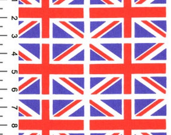 Union Jack fabric, yardage, British flag, Union Jack flag, UK flag, UK quilting fabric, Coronation, Kings coronation, Royal family,