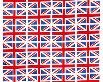 Union Jack fabric, Fat Quarter, British flag, Union Jack flag, Union Flag, UK flag, Coronation, Kings coronation, Royal Family