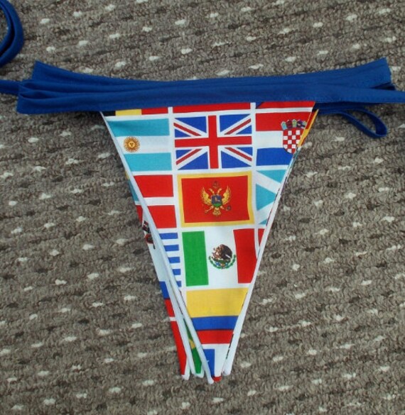 Flag Bunting - Flag Décor World Flags Country Football Fabric Réutilisable