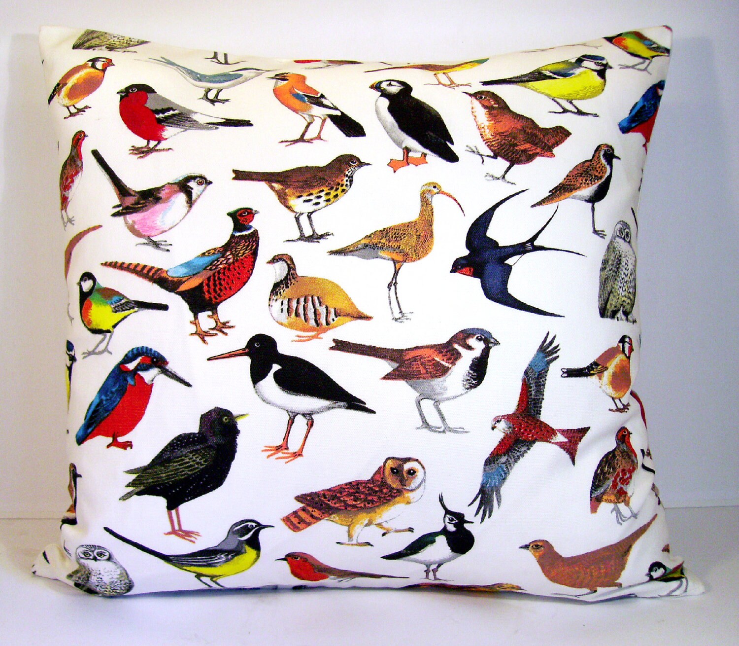 Bird pillow cover throw pillow cover bird lovers pillow Etsy