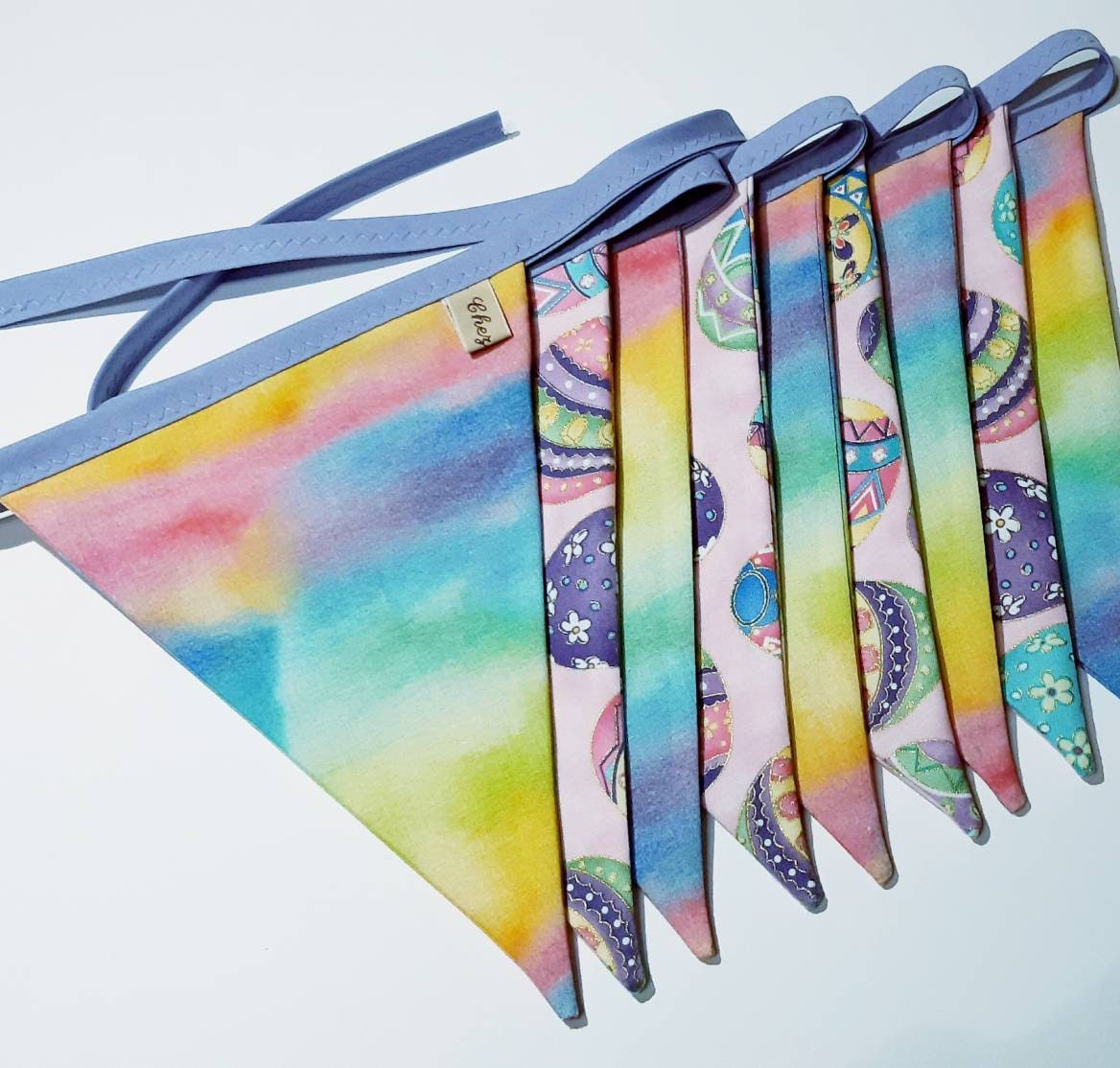 Bunting de Pâques, Bunting Aux Œufs, Décor Décoration Printemps, Œufs Au Pastel, Pastel