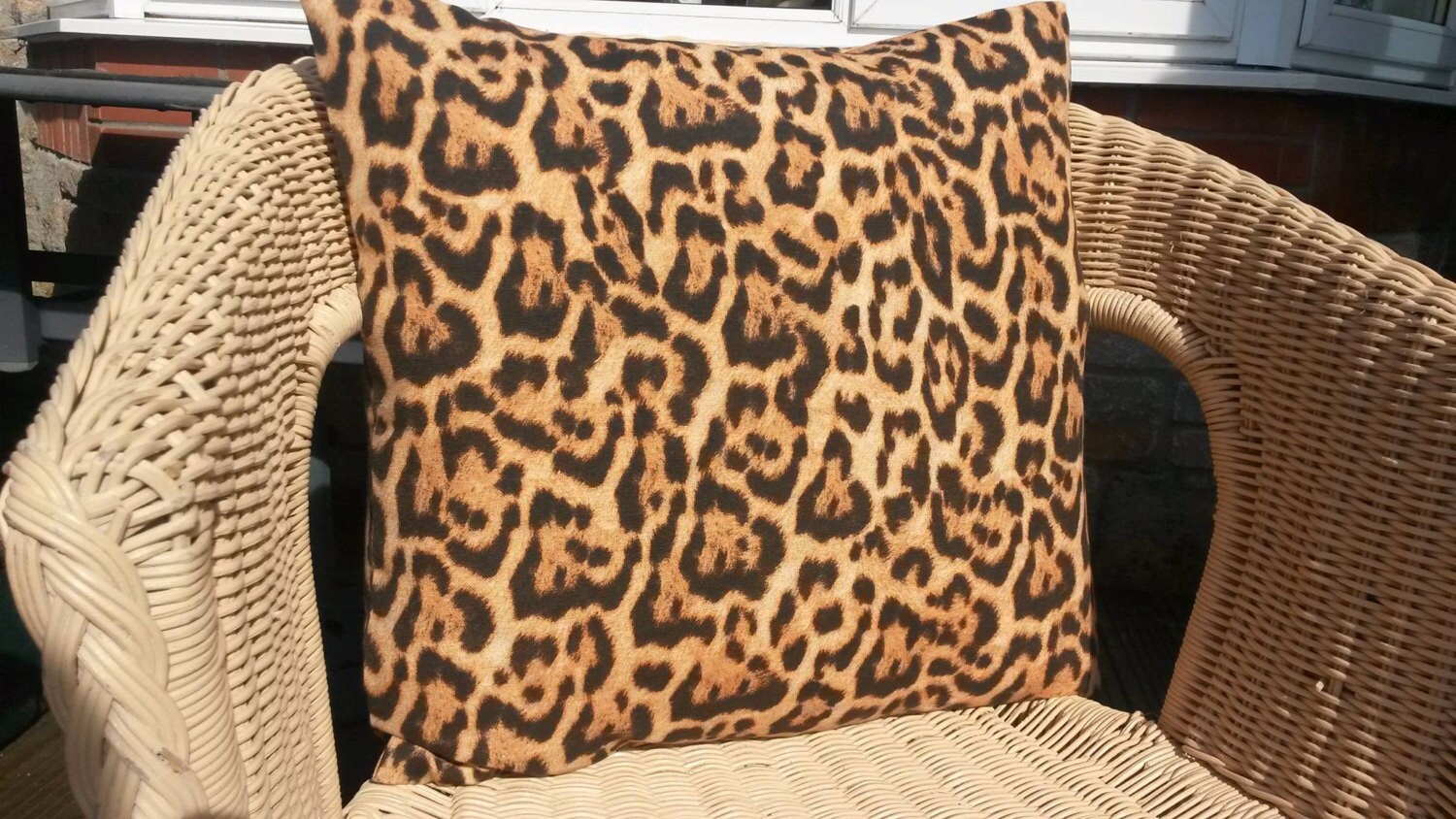 Housse d'oreiller Imprimée Animal, Housse Léopard, Afrique, Oreiller Imprimé Africaine