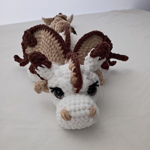 ホワイトドラゴンぬいぐるみ - Etsy 日本