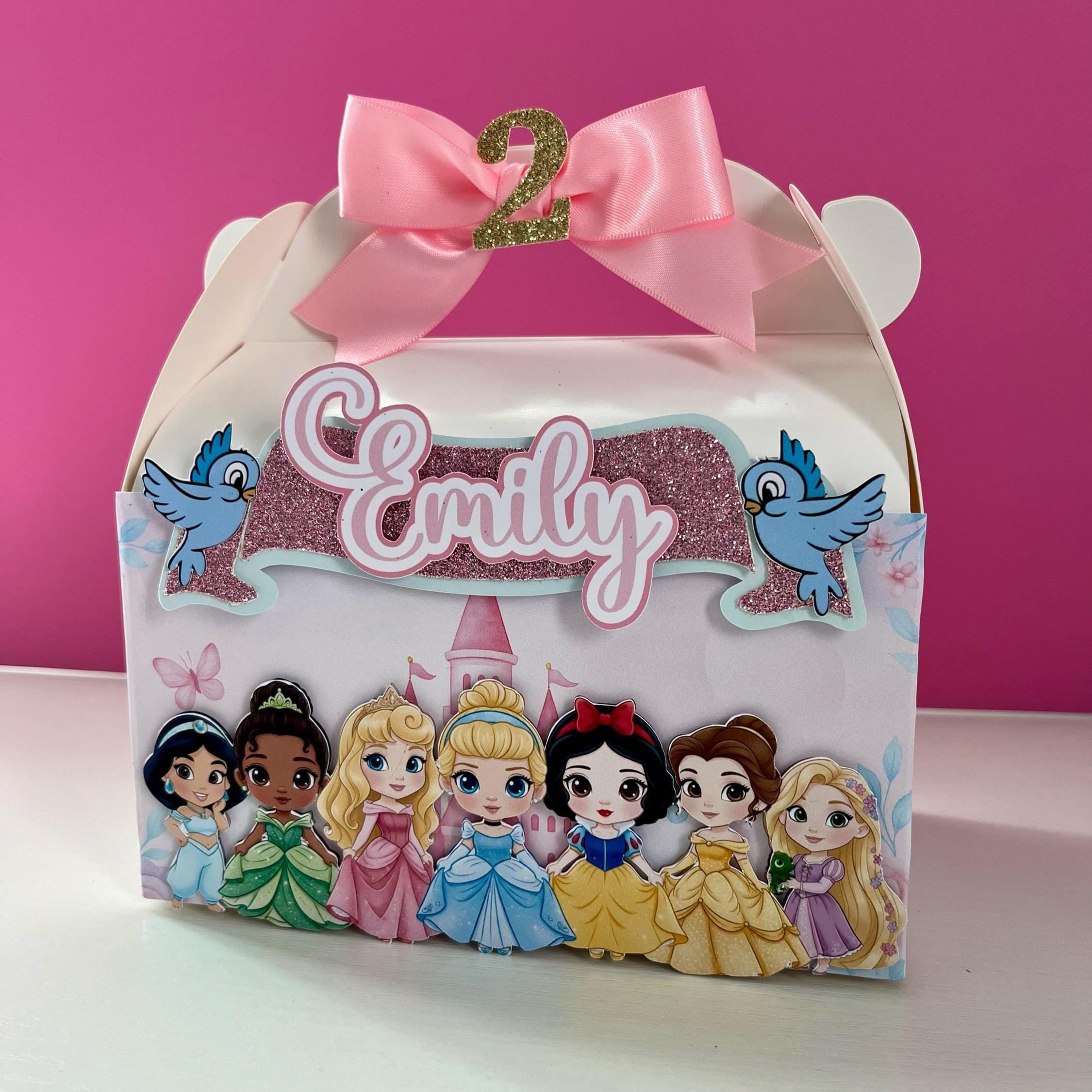 Little Princess Gable Box | Personalized Birthday Party Favor | Custom ...