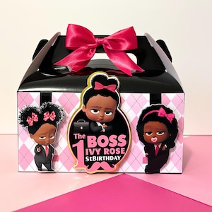 Baby Boss Gable Box - Party Favor Box