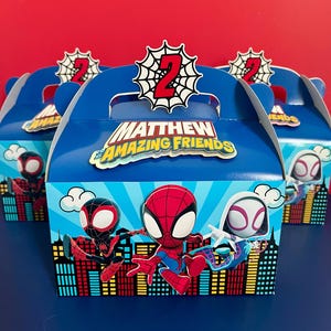 Baby Spidey Gable Box - Party Favor Boxes