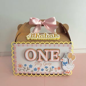 Caja de ganso tonto hecha a mano - Cajas de regalos para fiestas