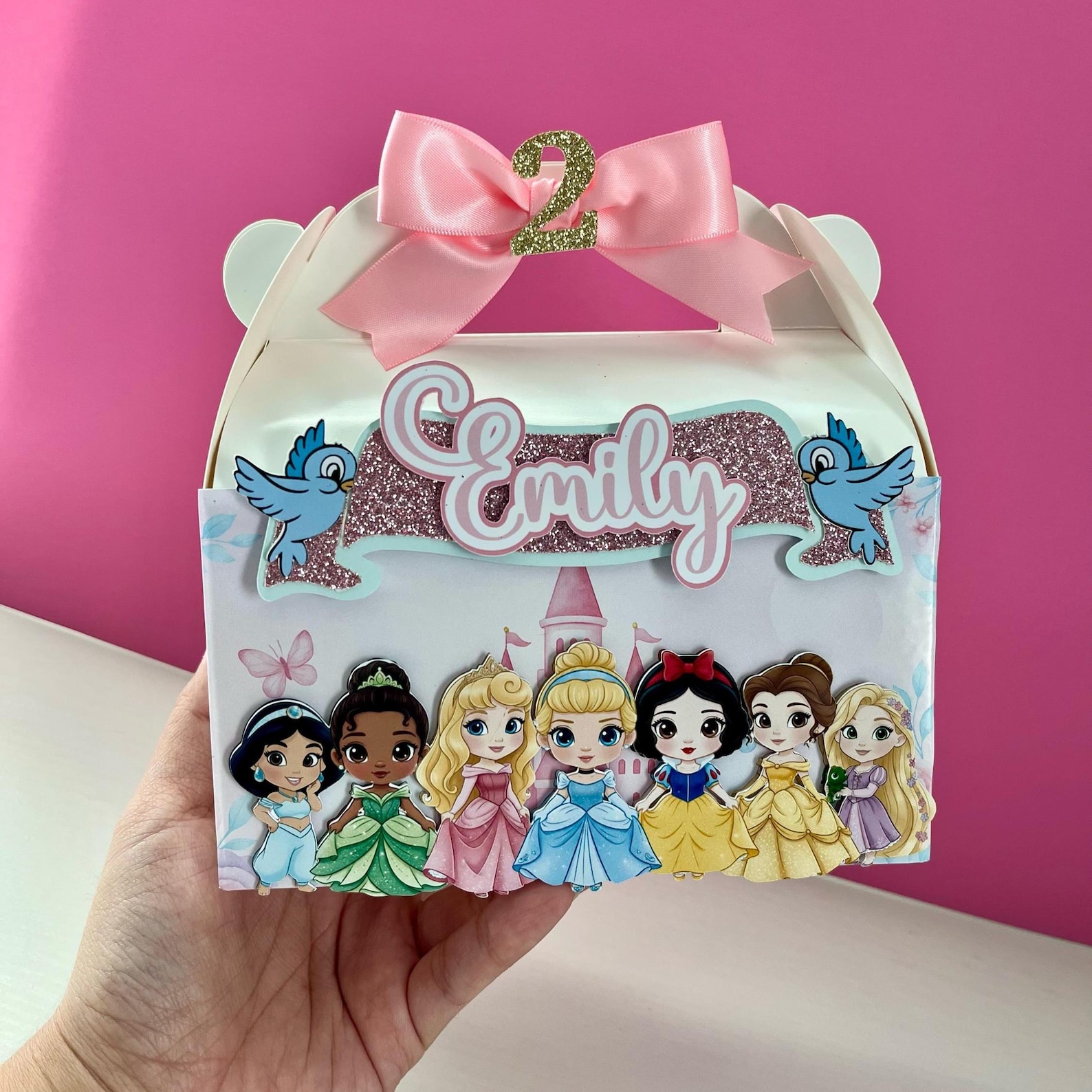 Princess Gable Box Little Princess Gable Box | Personalized Birthday Party Favor | Custom ...