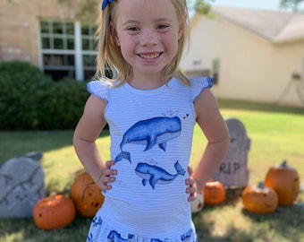 Hazelbee Hip Dress (3m - XXL) -- Projector, A0, and Letter