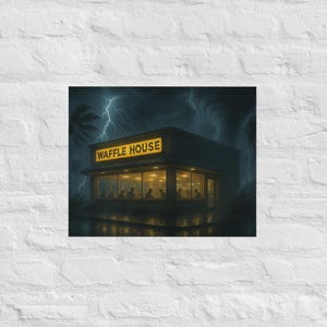 Waffle House Hurricane Poster