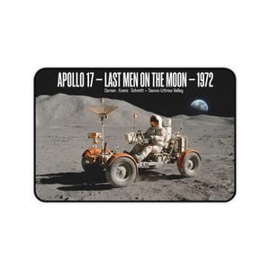 Sottomano da scrivania Apollo 17 Mission XL • Spedizione lunare della NASA • Taurus-Littrow Valley • 1972