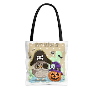 Halloween Owl Tote Bag: Spooky Fall Accessory